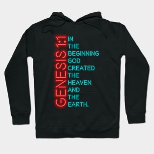 Genesis 1:1 Neon Hoodie